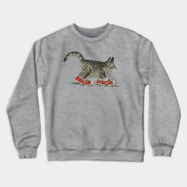 Sneaky Cat 1981 Crewneck Sweatshirt by JCD666
